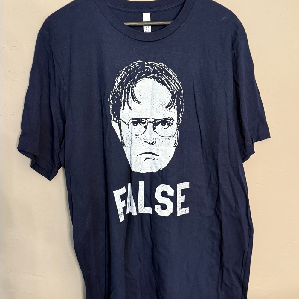 The Office Dwight Schrute Navy Blue Graphic Tee